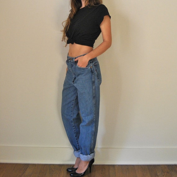 Slouchy WRANGLER Boyfriend Jeans // 70s High by JACKNBOOTS