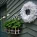 WHITE FABRIC WREATH, White Linen Wreath, Shabby Chic Wreath, 16" Rag Wreath, White Wreath, Available in White or Ivory Linen