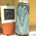 The Long Market Skirt in Organic Hemp Jersey. Summer Sale. Ready to ship.
