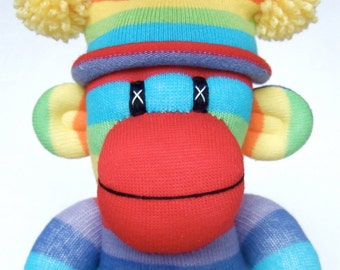 rainbow sock monkey commercial