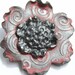 Dimensional Stoneware Jumbo Shank Button Focal