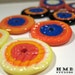 New from HMB Studios - Handmade Textured Lampwork Disc Beads - Beautiful Scarf