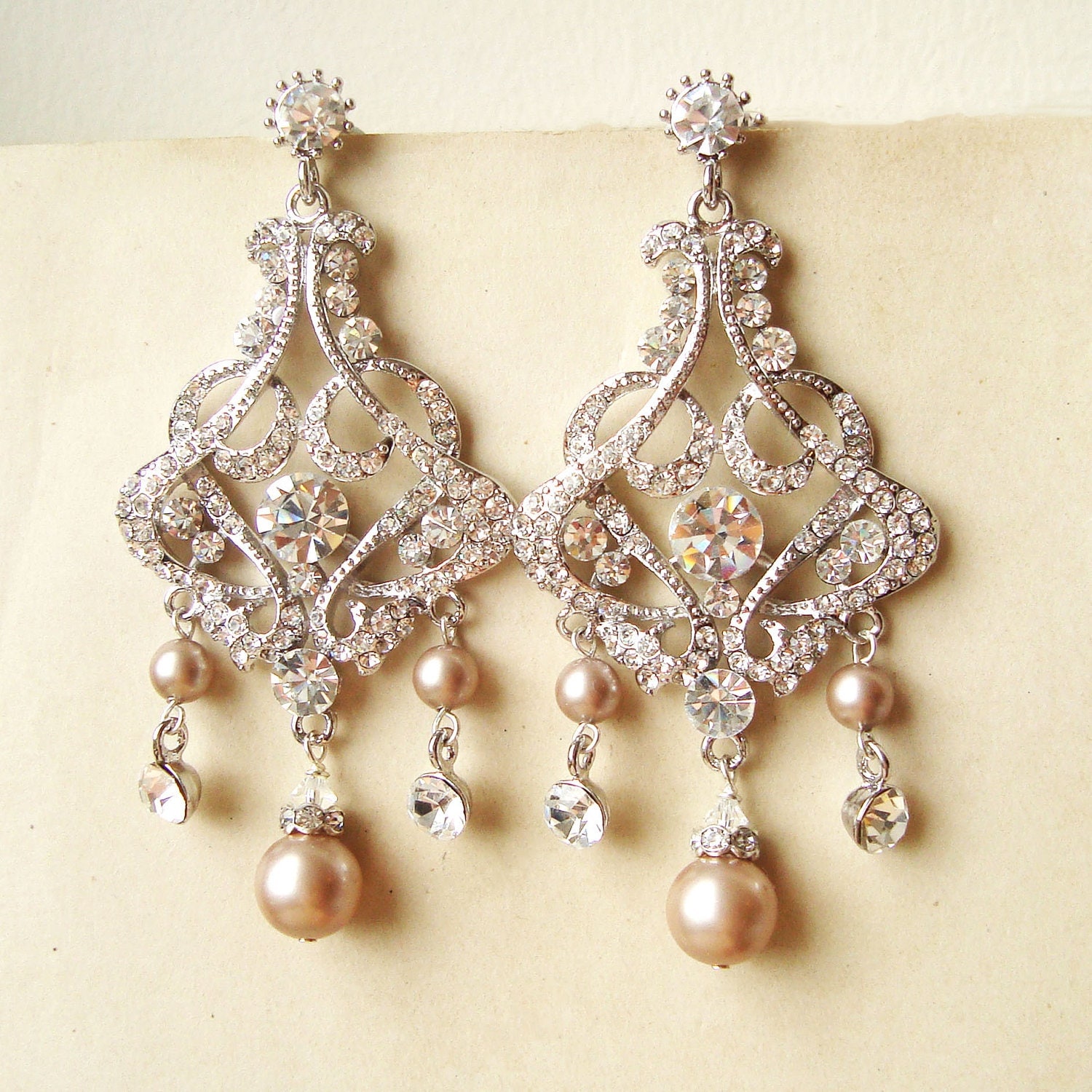 Vintage Chandelier Earrings Wedding 6