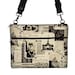 Macbook Air 13 inch Laptop Bag MacBook Case Sleeve Cover Mac Laptop Messenger Bag with Strap - April in Paris Eiffel Tower RTS