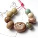 Bird and the Star / Bird and Star Ceramic Bead Set