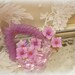 vintage and new shades of lavender bead deStash . scrumptious color . antique hand cut crystals . japanese flower cabs . frosted lucite caps