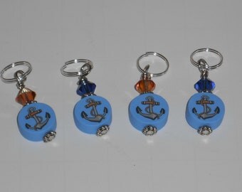 Anchors Away Stitch Markers,,