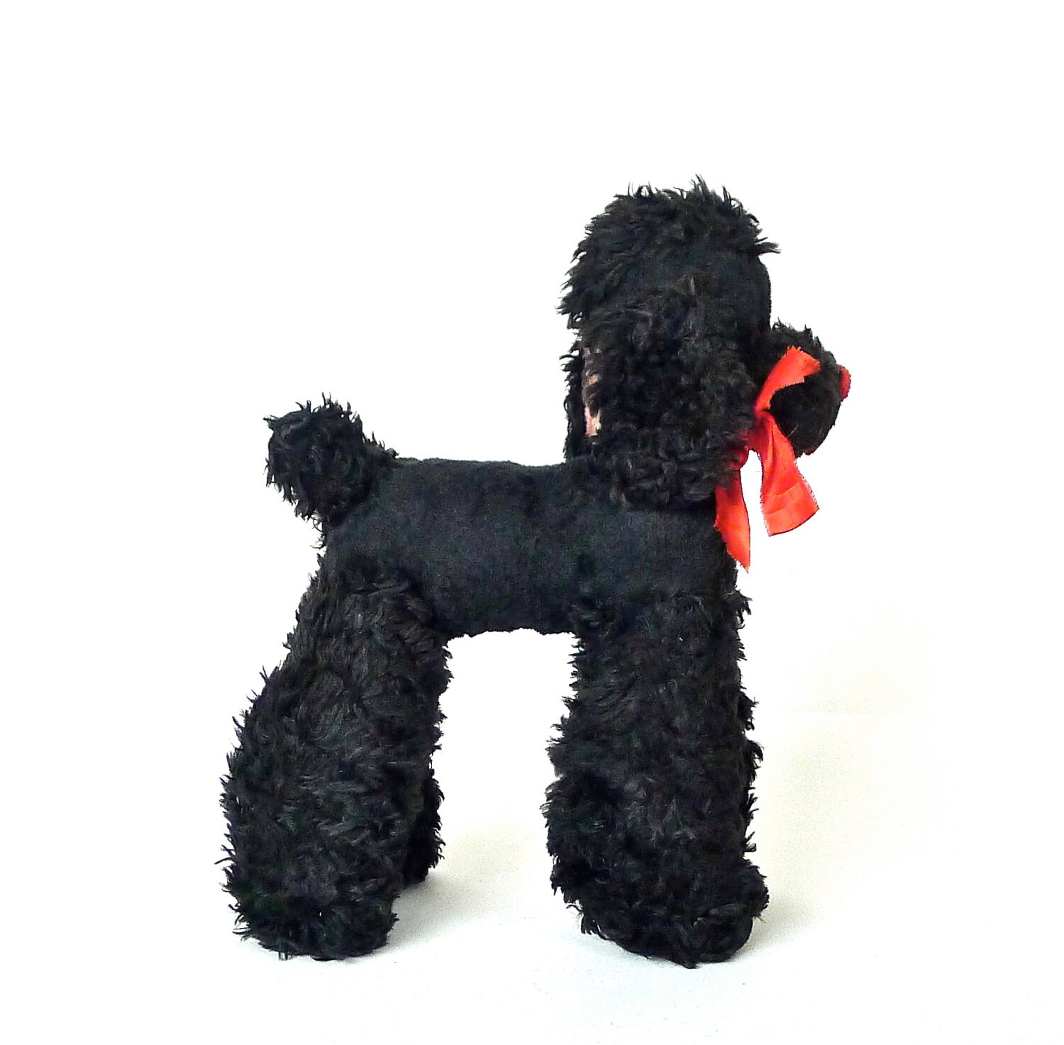 black toy poodle stuffed animal