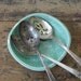 3 Vintage Slotted Silverplate Spoons