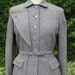 Vintage 1940s Womens Suit Grey Wool MOVING SALE