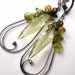 Lemon Vine Earrings - Lemon Quartz and Sterling