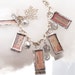 SNOW Santa Bracelet Soldered Charms One-of-a-Kind Charm Bracelet