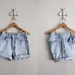 vintage Guess cut off denim shorts