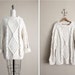 vintage oversized 100% heavy wool sweater
