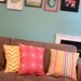 Pink Geo Modern Flower Pillow Cover 18X18" (custom for Ashley)