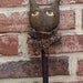 Primitive Halloween Bobbin Black Cat Shaker
