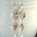 Orla - Mismatched Gemstone Earrings - 14k Gold Filled - Russian Zircon and Welo Opal
