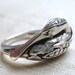 Vintage Ibis/Spoonbill Ring-- Sterling Silver