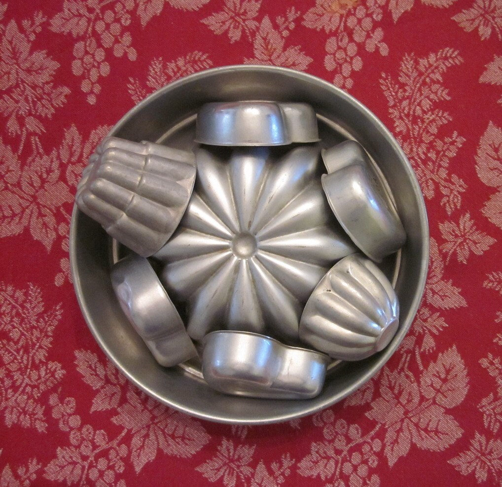 Vintage Tin Jello Molds Instant Collection