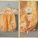 Vintage Sunflower Yellow Romper-Size 6-9 Months