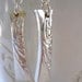 Swirl Silver Plated Spoon Earrings