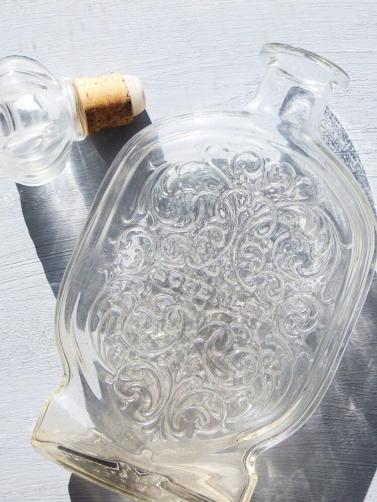 Vintage Schenley Decanter Ornate Bottle Whisky Bourbon