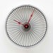 Recycled Bicycle Wheel clock