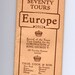 Antique Europe Tour Book 1911 Thos. Cook & Son