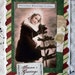 Christmas Blessings to You HANDMADE Christmas Collage Greeting Card