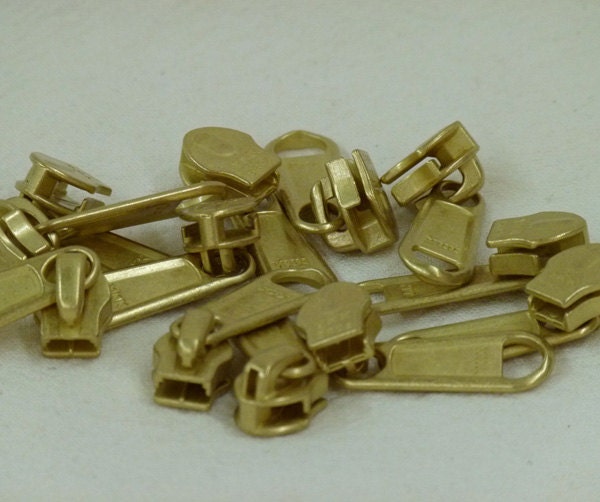 zipper pull 12 5 mm solid brass zipper pulls