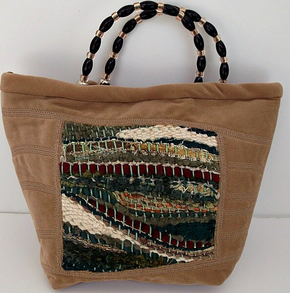 Women's Handmade Handbag Woven Fiber Art Handbag by ClassA
