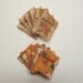 SALE Jewelry Bead Pouches - 12 Fall Leaves Pumpkins