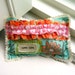 Sachet, Lavender Sachet, Small Pillow Sachet, Appliqued, Ruffle Pillow Sachet, Word Sachet, Lavender, Sachet, Love life. - No. 239