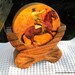 Equestrian Coasters Spanish Horse and Riders Argentinian Peruvian Paso neat Goucho Wood rare decor Accessory