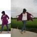 Magic Kimono Purple cotton Blouse (A3)