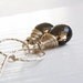 Smoky Quartz Earrings Brown Gemstone Jewelry Smokey Quartz Jewelry Wrap Jewelry Gold Earrings Wire Wrapped Drop Earrings Teardrop Earrings
