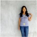 Womens t shirt - gray and neon yellow - S-XL - tribal bow and arrow print on American Apparel track tees - THE Headhunter