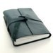 Ocean Blue Leather Journal and Sketchbook, A Handmade Journal