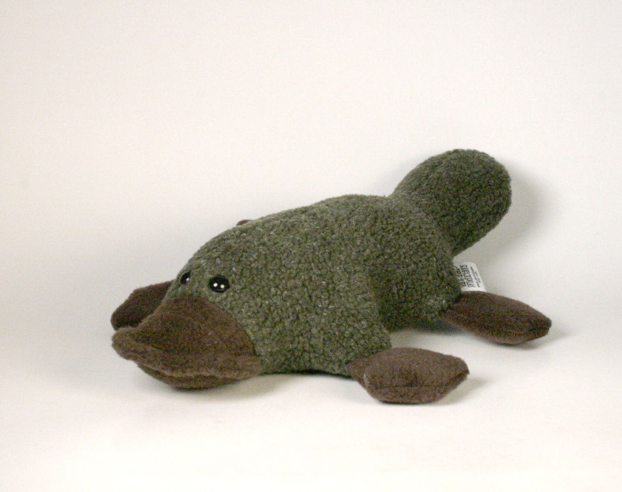 stuffed platypus plush