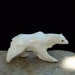 bear figurine - Polar Bear Miniature - porcelain animal sculpture