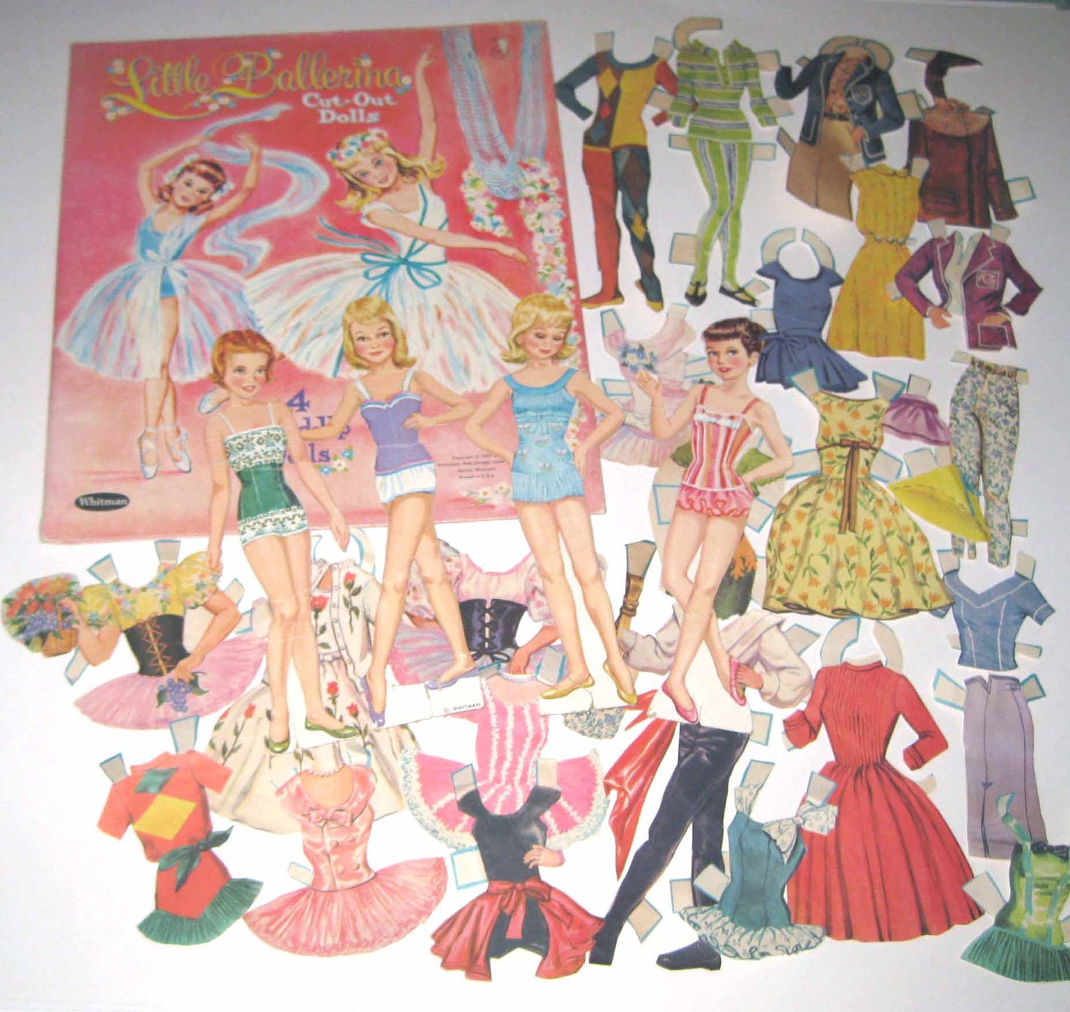 1950s paper dolls