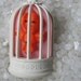 Vibtage Avon pin brooch orange bird in a white birdcage.