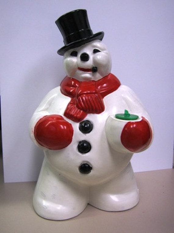 Christmas 1950 Frosty the Snowman Celluloid by TheIDconnection