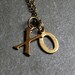 XO necklace - hugs and kisses