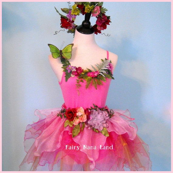 Fairy costume Adult Size Medium The Garden by FairyNanaLand