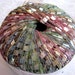 Berlini West Track II, Ladder ribbon yarn, soft pink, blue, green, cream, necklace yarn, Garden Trail, 9