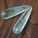 Aquamarine Faceted Elongated Drops - Pair - 8x28mm