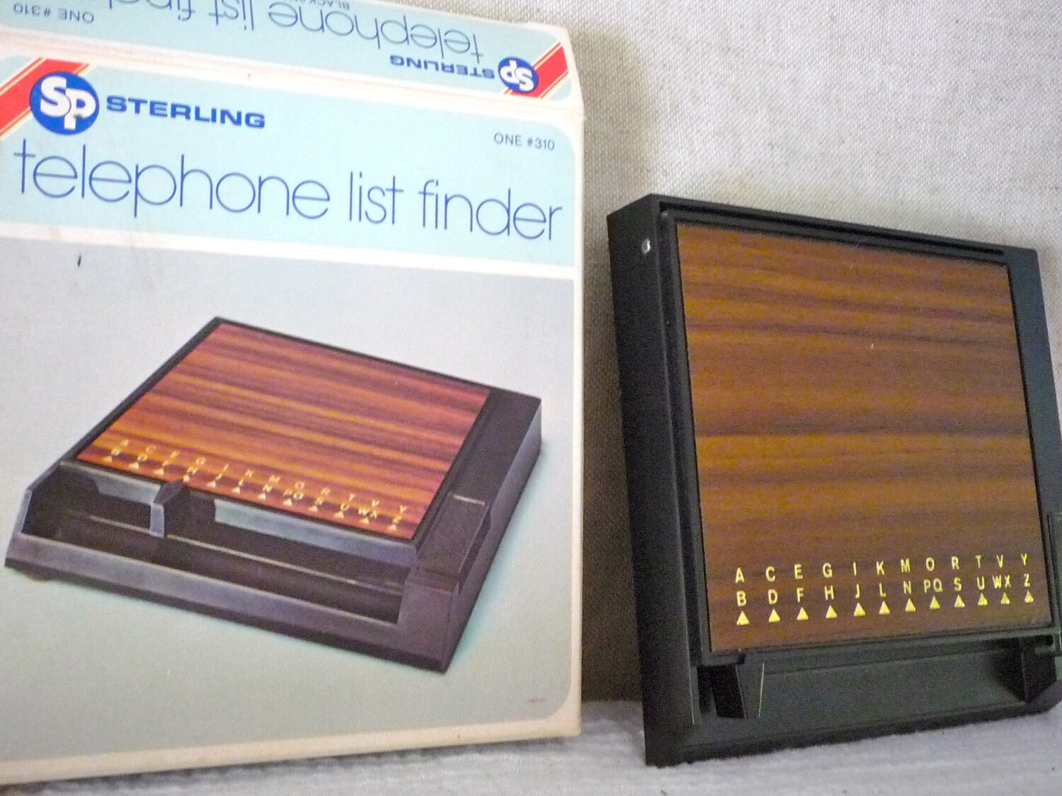 Address Book Flip Up Phone Index 1981 'Telephon List