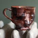 pink shino mug