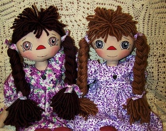 Primitive Anya Folk Art Doll Pattern ET